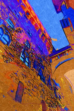 Palazzo Vecchio ile Piazza della Signoria, Floransa, İtalya