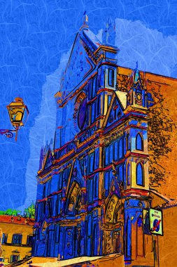 Palazzo Vecchio ile Piazza della Signoria, Floransa, İtalya