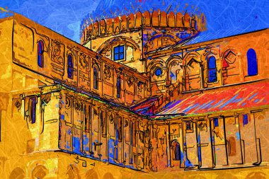 Pisa Piazza Miracoli İtalya Kulesi Kilisesi