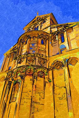 Pisa Piazza Miracoli İtalya Kulesi Kilisesi