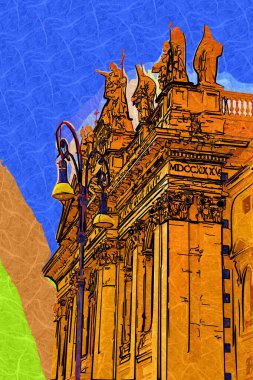 Roma Laterano 'daki Basilica di San Giovanni Papa' nın resmi kutsal yeri. Roma, İtalya