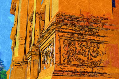 Roma Laterano 'daki Basilica di San Giovanni Papa' nın resmi kutsal yeri. Roma, İtalya