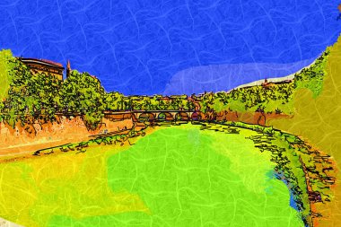 Ponte Vittorio Emanuele II, Roma, İtalya