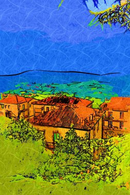 San Marino resim çizimi