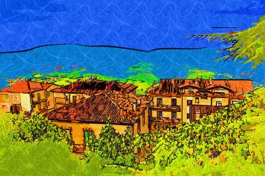 San Marino resim çizimi