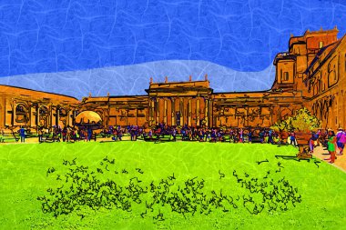 Vatikan Sanat Fotoğrafçılığı Roma İtalya Görünümü