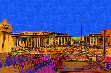 Vatikan Sanat Fotoğrafçılığı Roma İtalya Görünümü