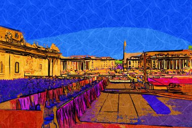 Vatikan Sanat Fotoğrafçılığı Roma İtalya Görünümü