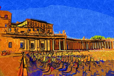 Vatikan Sanat Fotoğrafçılığı Roma İtalya Görünümü