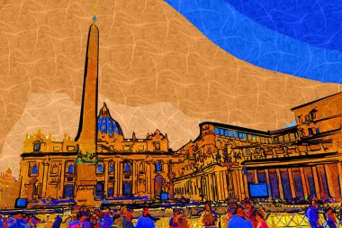 Vatikan Sanat Fotoğrafçılığı Roma İtalya Görünümü