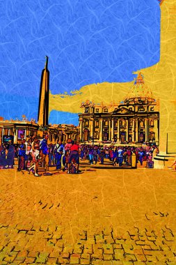 Vatikan Sanat Fotoğrafçılığı Roma İtalya Görünümü