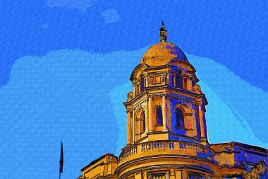 Banqueting House London, England, UK 1619-22 yılları arasında inşa edildi ve Inigo Jones tarafından tasarlandı.