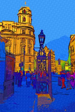 Banqueting House London, England, UK 1619-22 yılları arasında inşa edildi ve Inigo Jones tarafından tasarlandı.