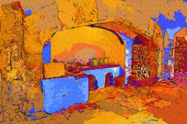 Eski mutfak sanat fotoğrafçılığı Londra