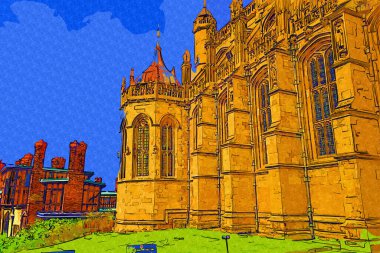 Windsor, İngiltere, Windsor Şatosu 'ndaki Aziz George Şapeli