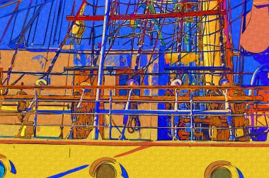 Liman fotoğrafçılığında Gdynia Yelkenli Fırkateyni