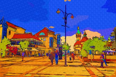 Sopot 'un güzel mimarisi, Polonya