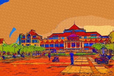 Sopot 'un güzel mimarisi, Polonya