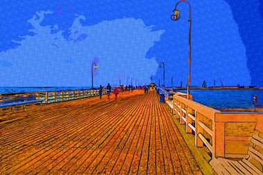 Sopot İskelesi, Molo w Sopocie, Gdynia Polonya