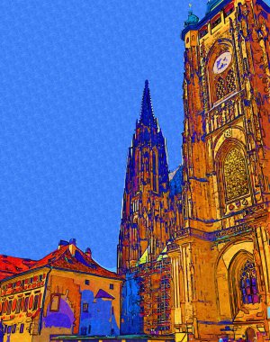 Prag 'daki St. Vitus Katedrali, antika antika