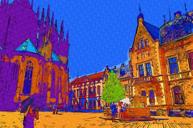 Prag 'daki St. Vitus Katedrali, antika antika