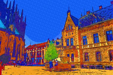 Prag 'daki St. Vitus Katedrali, antika antika