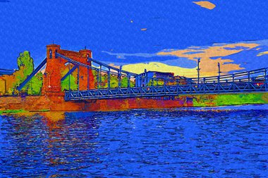 Wroclaw 'daki Grunwald Köprüsü, Polonya antika.