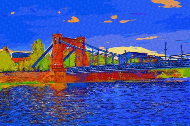 Wroclaw 'daki Grunwald Köprüsü, Polonya antika.