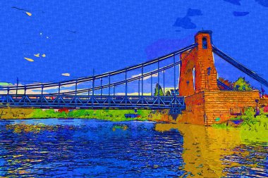 Wroclaw 'daki Grunwald Köprüsü, Polonya antika.