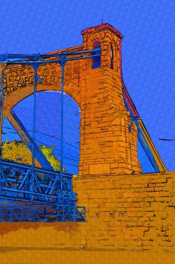 Wroclaw 'daki Grunwald Köprüsü, Polonya antika.