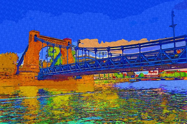 Wroclaw 'daki Grunwald Köprüsü, Polonya antika.