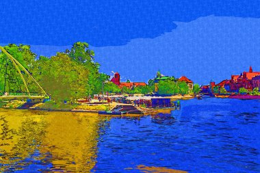 Wroclaw, Polonya 'nın en çok Tumski' sine Aşıklar, Katedral veya Yeşil Köprü de denir. Meşhur Polonyalı turizm merkezi