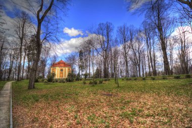 Ksiaz Şatosu Polonya Silezya sanat retro fotoğraf tarihi