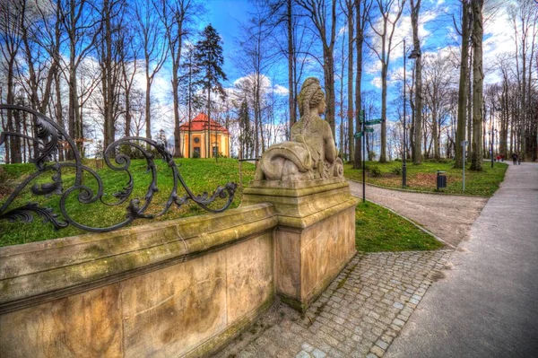 Château Ksiaz Pologne Silesia Art Rétro Photographie Vintage Vieux — Photo