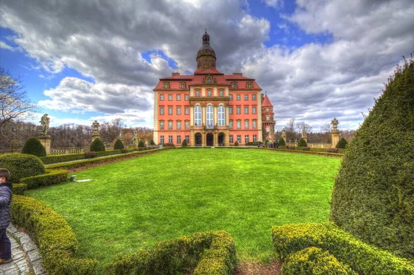 Ksiaz Castle Poland Silesia Art Retro Photography Vintage Old — Stock Photo, Image