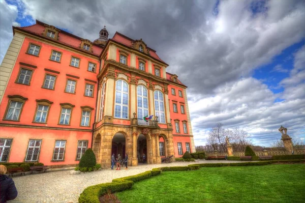 Ksiaz Castle Poland Silesia Art Retro Photography Vintage Old — Stock Photo, Image