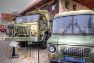 Zırhlı Araç Teknik Askeri Kamyon Sanat Çizimi