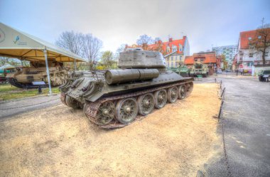 Vintage tank izole çizim sanat illüstrasyonu