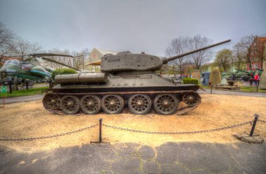 Vintage tank izole çizim sanat illüstrasyonu