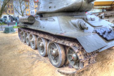 Vintage tank izole çizim sanat illüstrasyonu