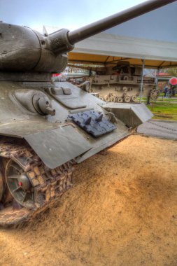 Vintage tank izole çizim sanat illüstrasyonu