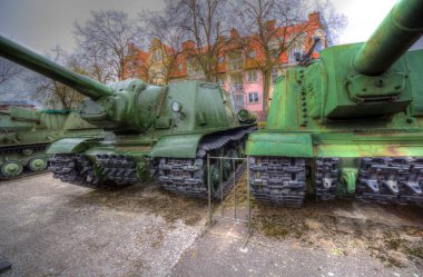 Vintage tank izole çizim sanat illüstrasyonu