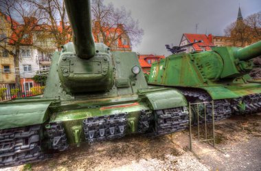 Vintage tank izole çizim sanat illüstrasyonu