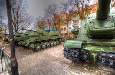 Vintage tank izole çizim sanat illüstrasyonu