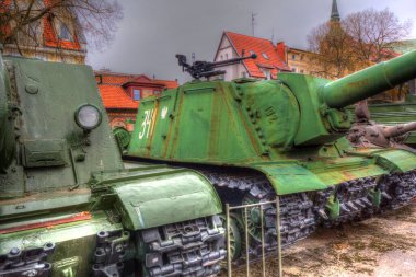Vintage tank izole çizim sanat illüstrasyonu