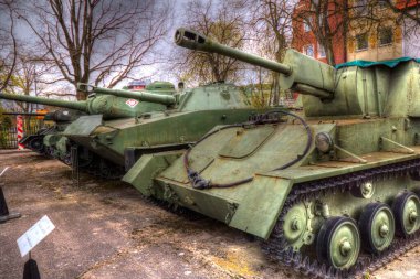 Vintage tank izole çizim sanat illüstrasyonu