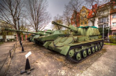 Vintage tank izole çizim sanat illüstrasyonu