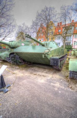 Vintage tank izole çizim sanat illüstrasyonu