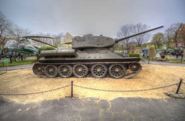 Vintage Tank Geïsoleerde Tekening Schets Kunst Illustratie — Stockfoto