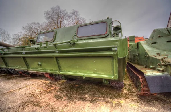 Vintage Tank Izole Çizim Sanat Illüstrasyonu — Stok fotoğraf